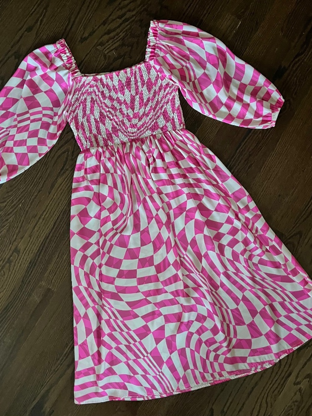 Zydeco Pink & White Dress